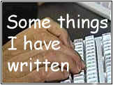 Some things I have written